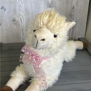 Llama laying down plush